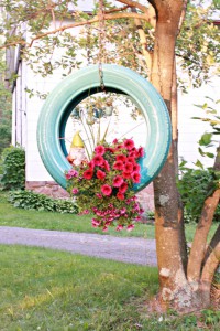 Tire Swing Planter